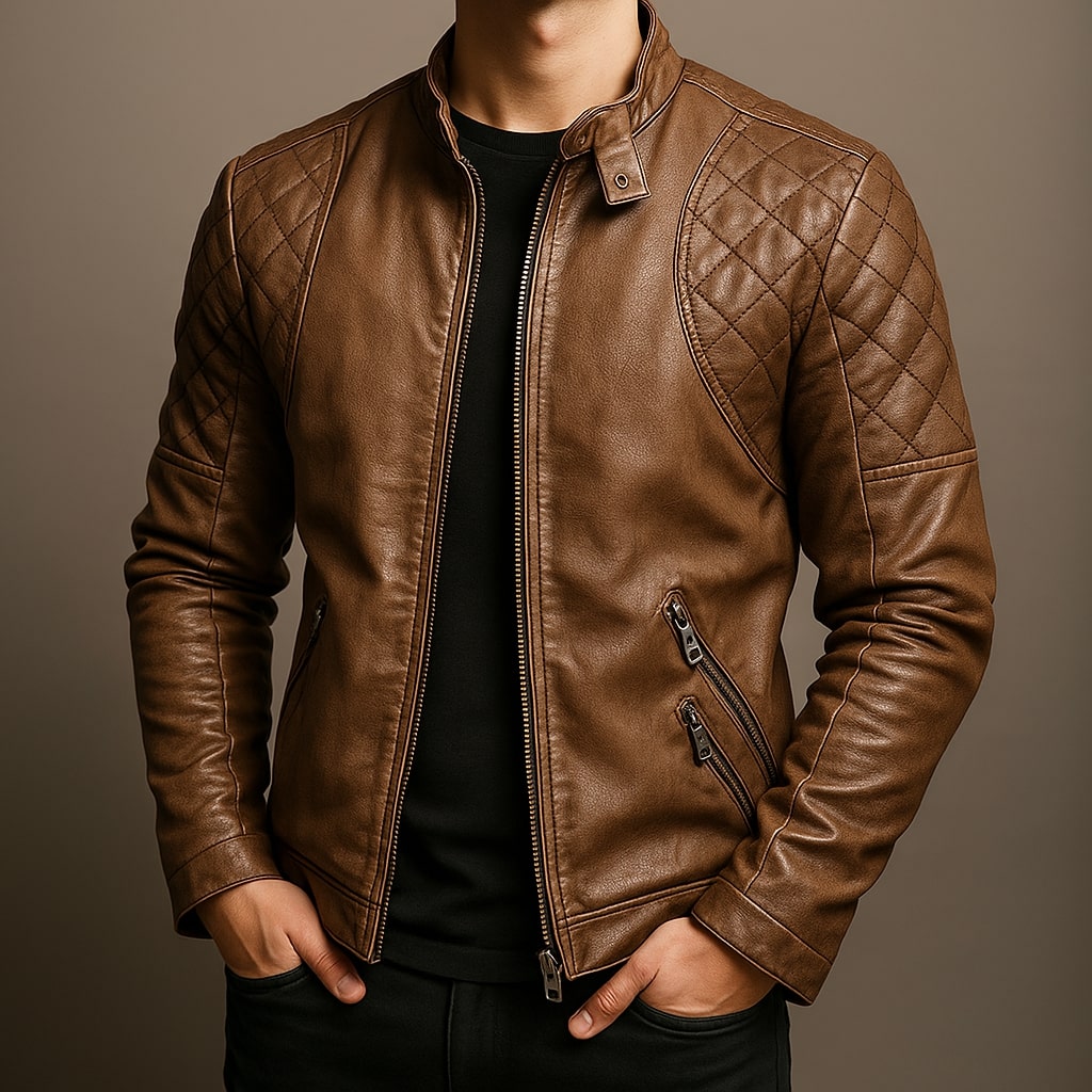 Dario Leather Moto Jacket