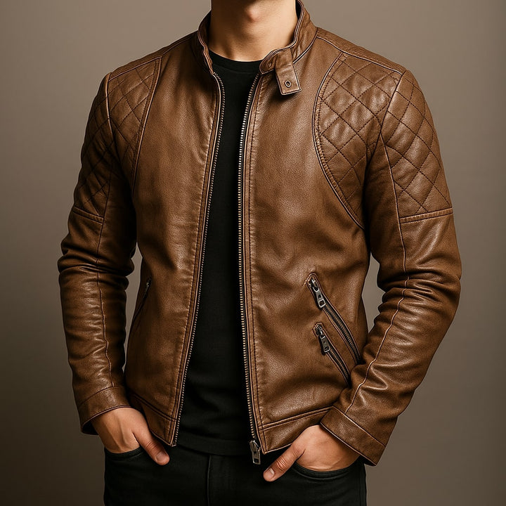 Dario Leather Moto Jacket