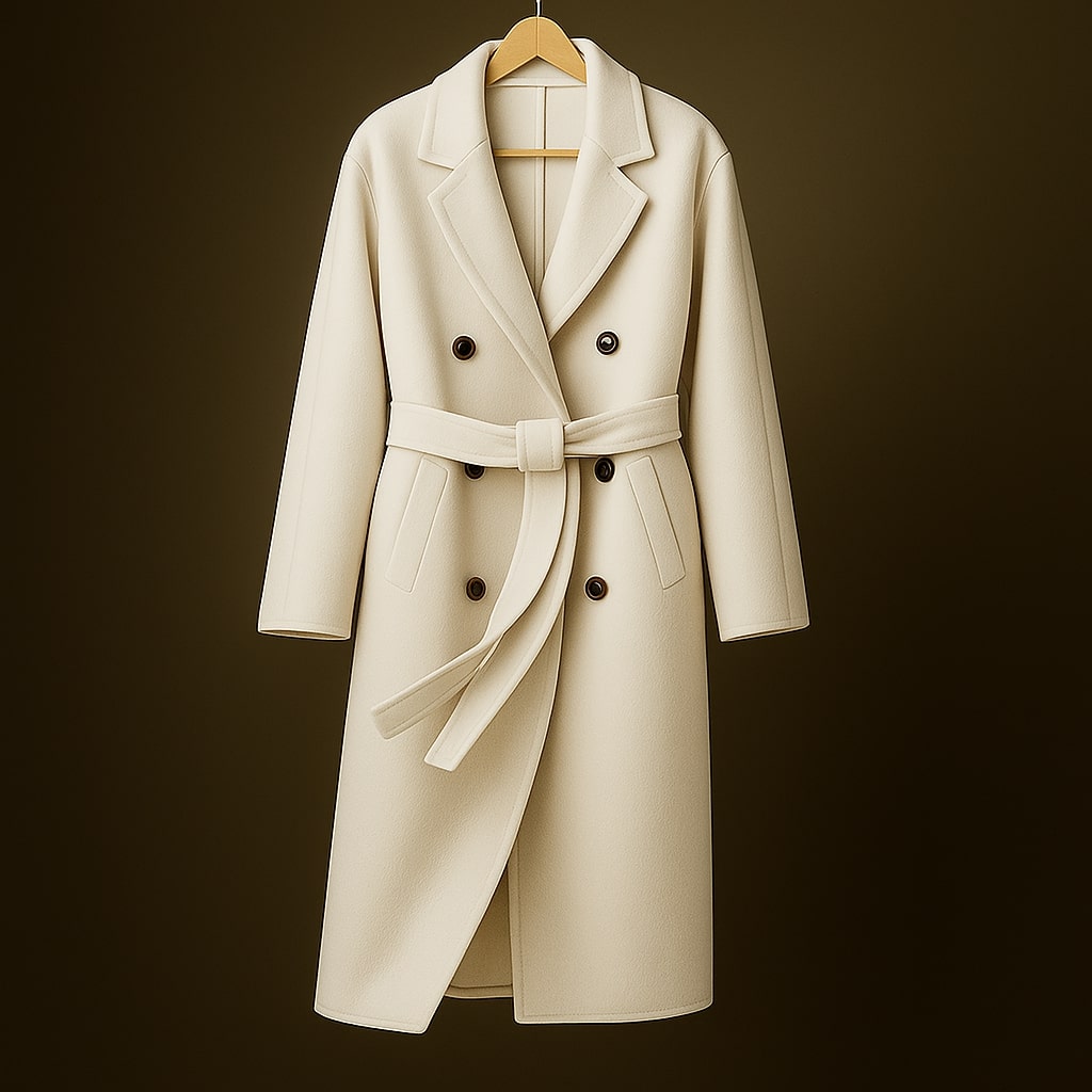 Alessandra Wool Belted Coat