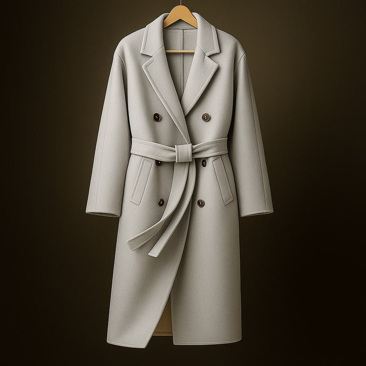 Alessandra Wool Belted Coat