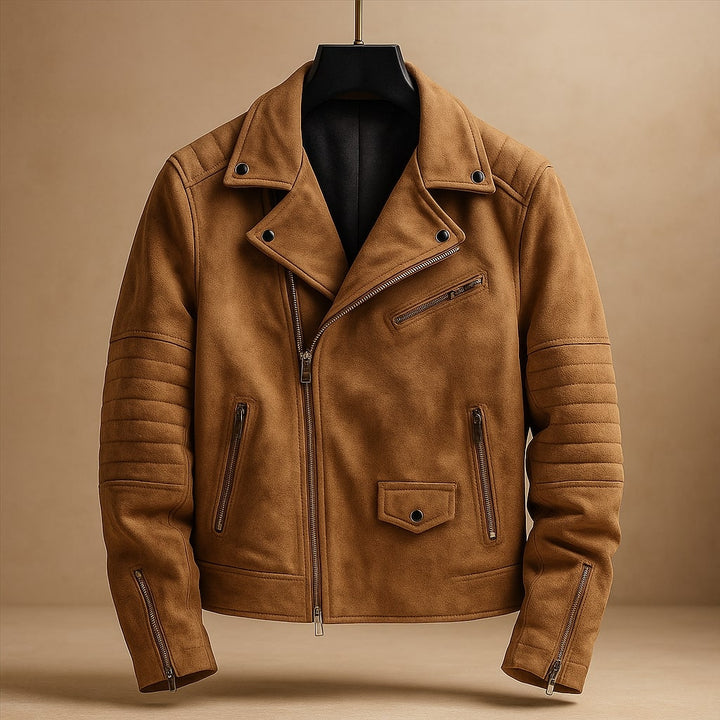 Alessio Leather Biker Jacket