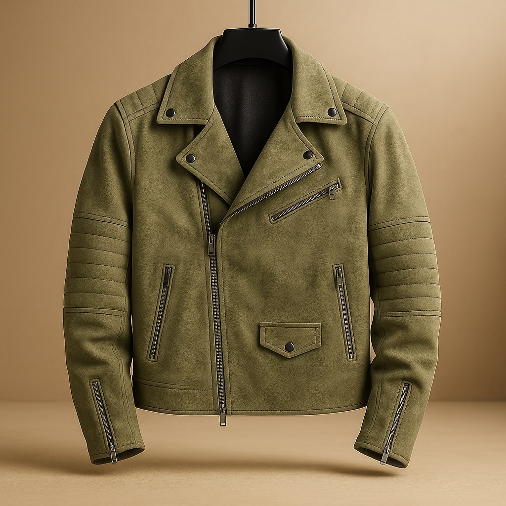 Alessio Leather Biker Jacket