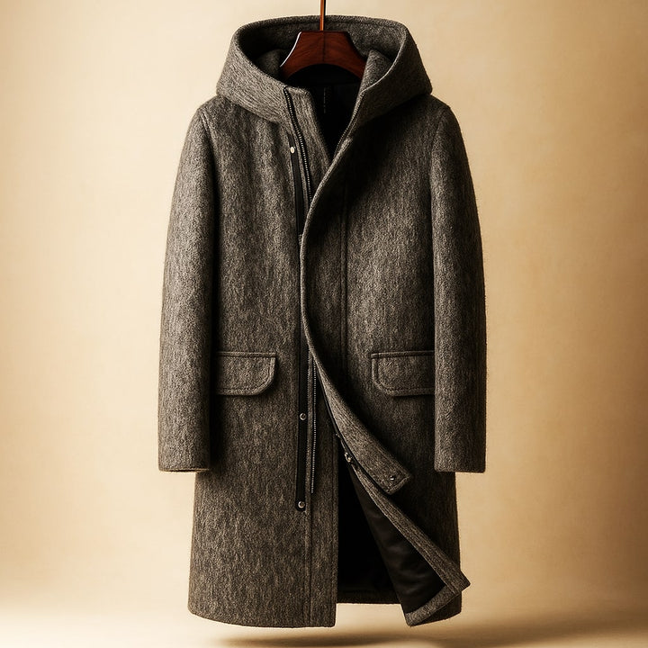 Raffael Wool Hooded Coat