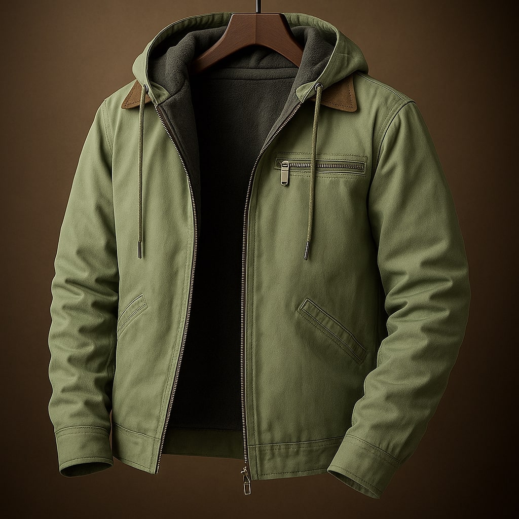 Luca Structured Hooded Jacket