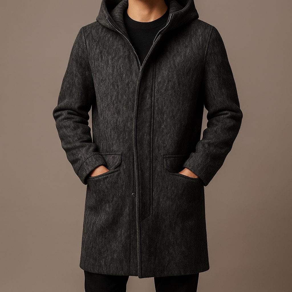 Raffael Wool Hooded Coat