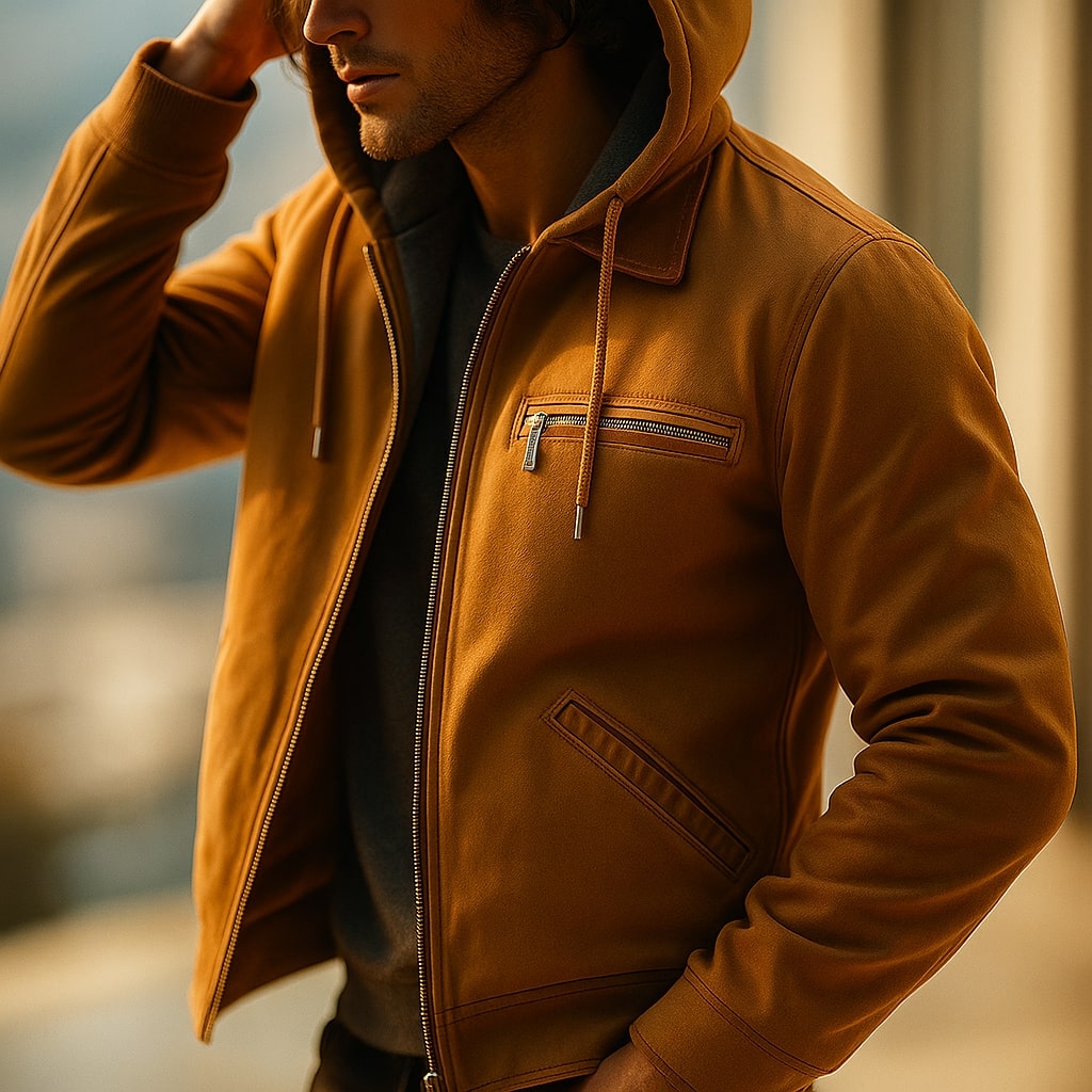 Luca Structured Hooded Jacket