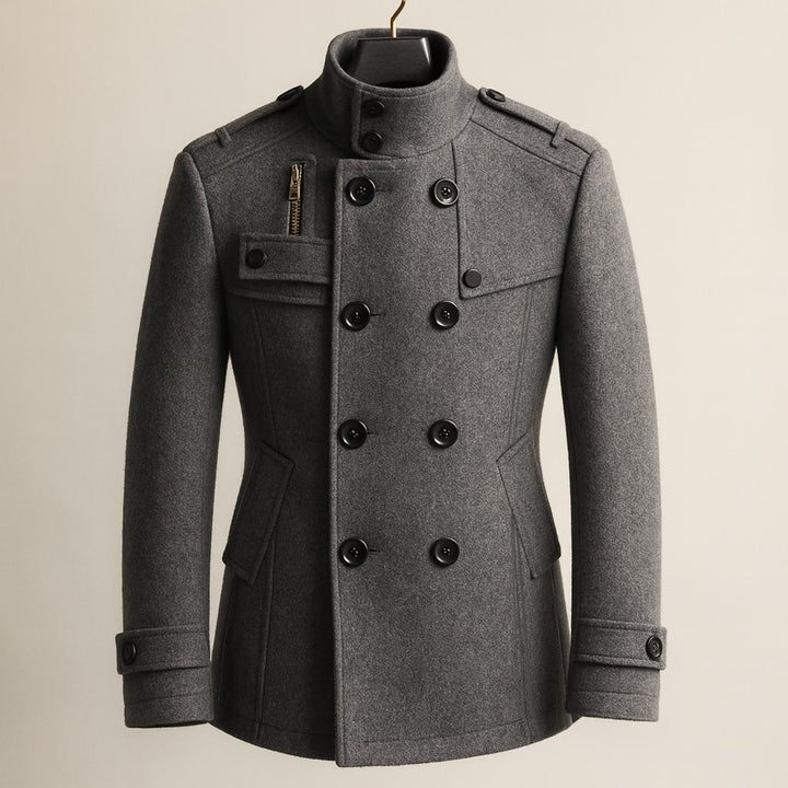 Marcello Tailored Officer Coat