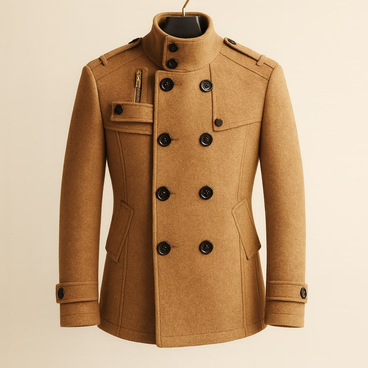 Marcello Tailored Officer Coat