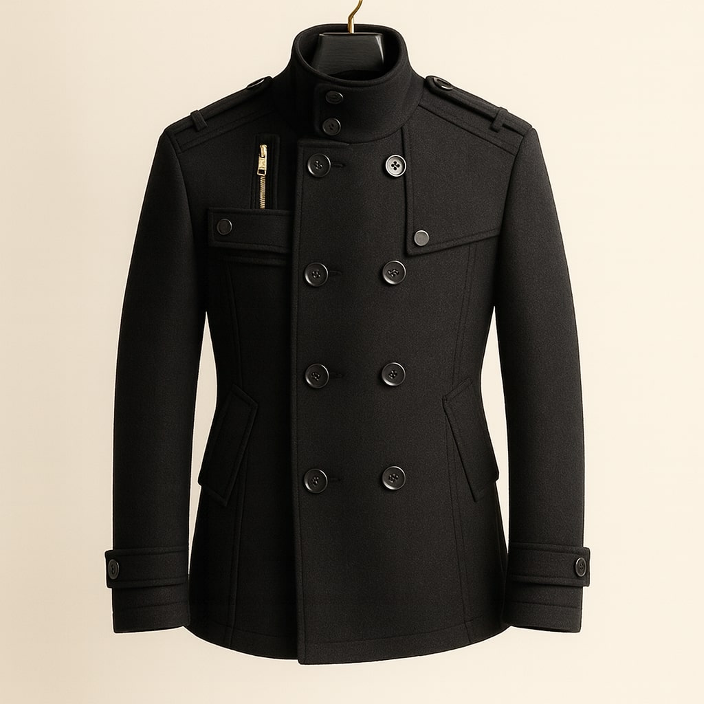 Marcello Tailored Officer Coat