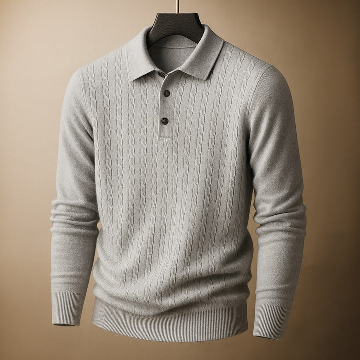 Dario Knit Polo Sweater