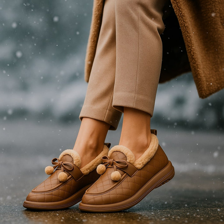 Chiara Quilted Slip-On Shoes