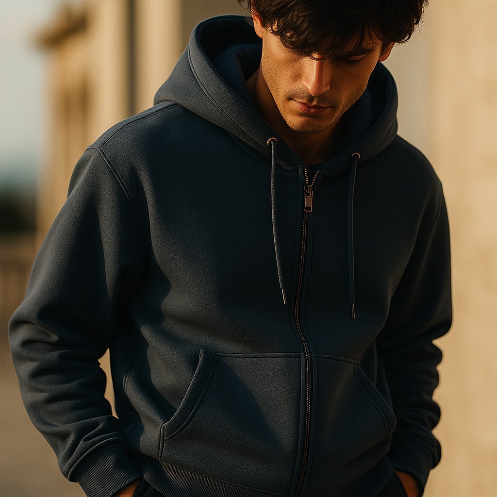 Sergio Fleece-Lined Zip Hoodie