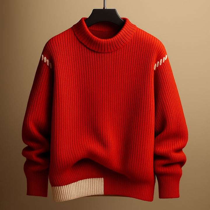 Enzo Rib Knit Sweater