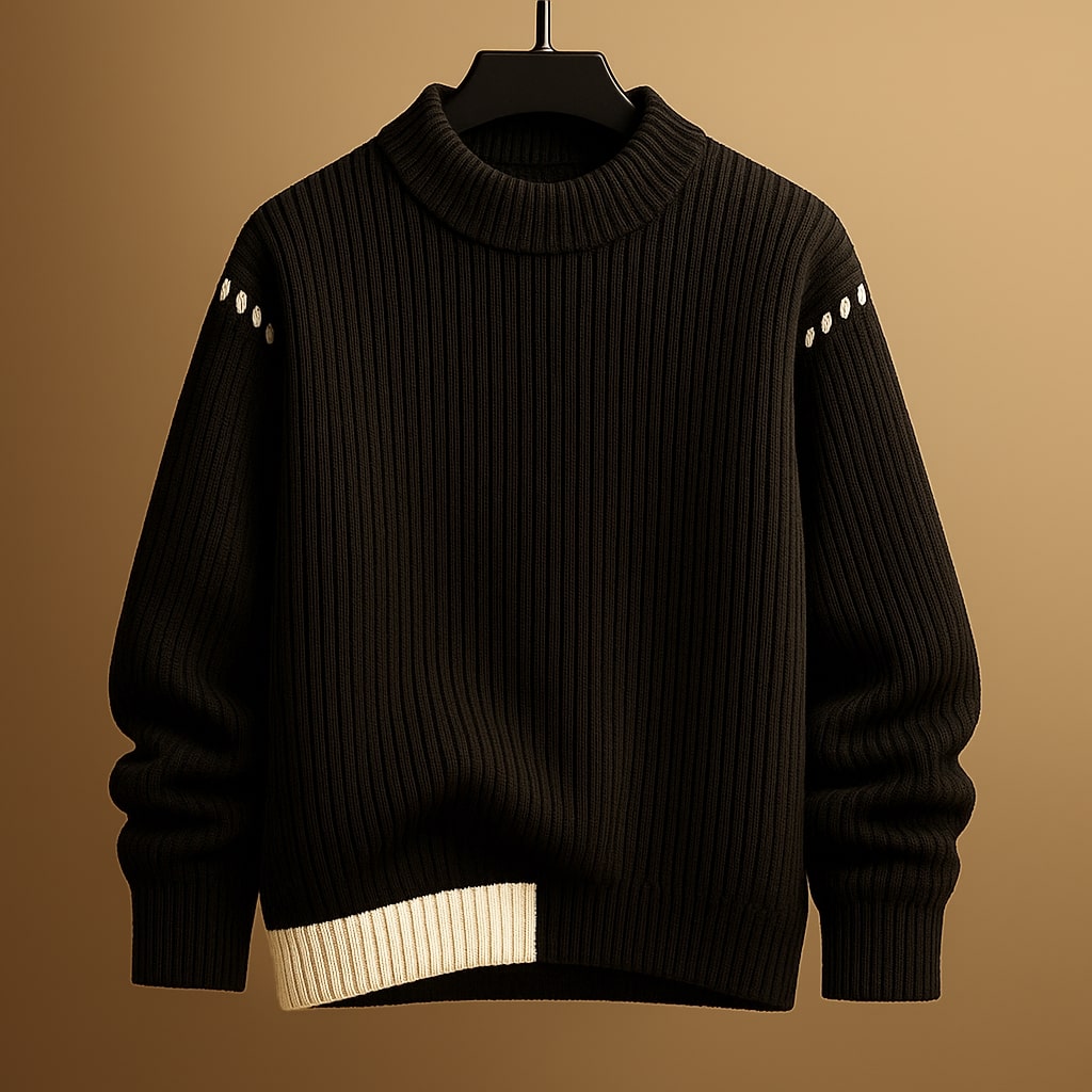 Enzo Rib Knit Sweater