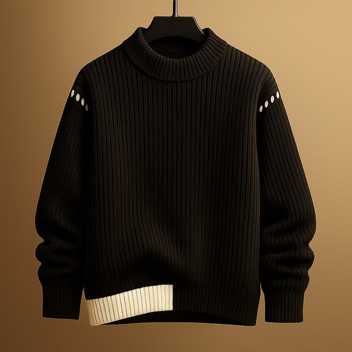 Enzo Rib Knit Sweater