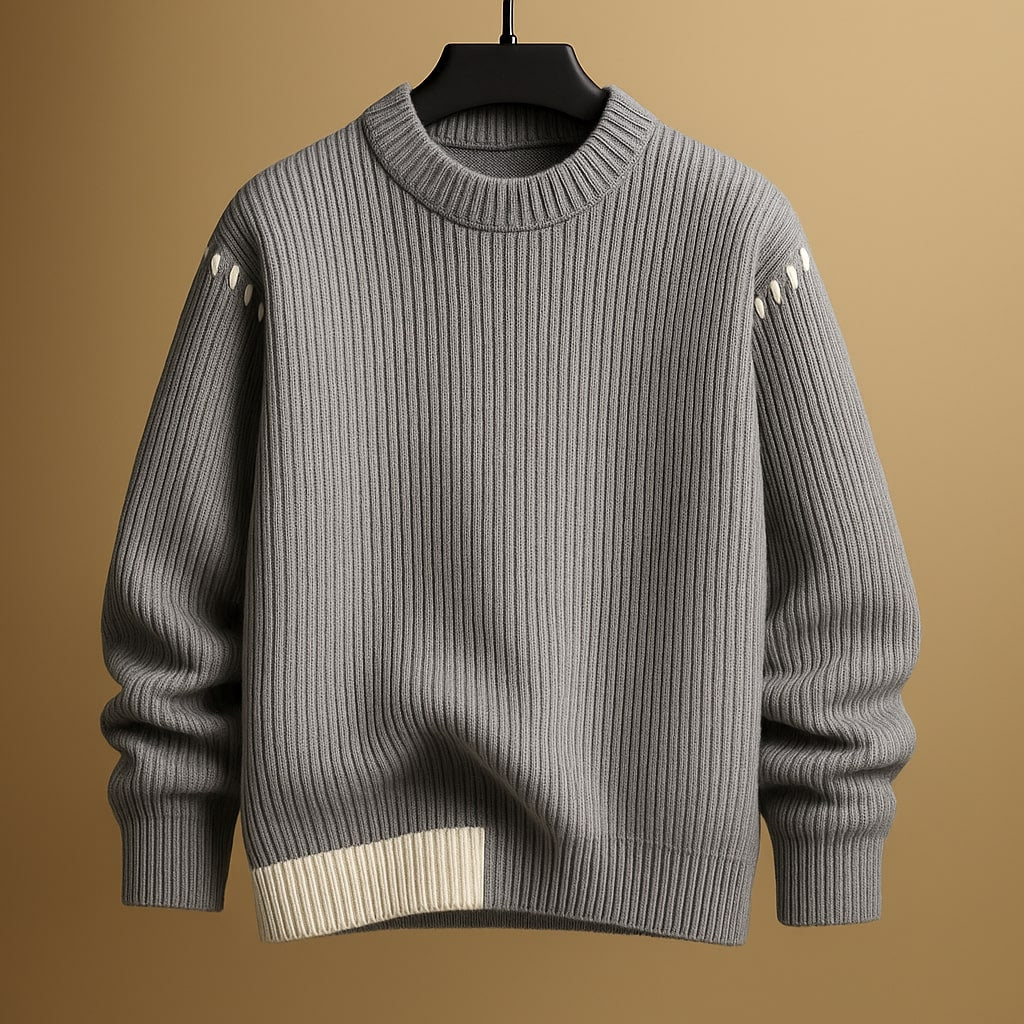 Enzo Rib Knit Sweater