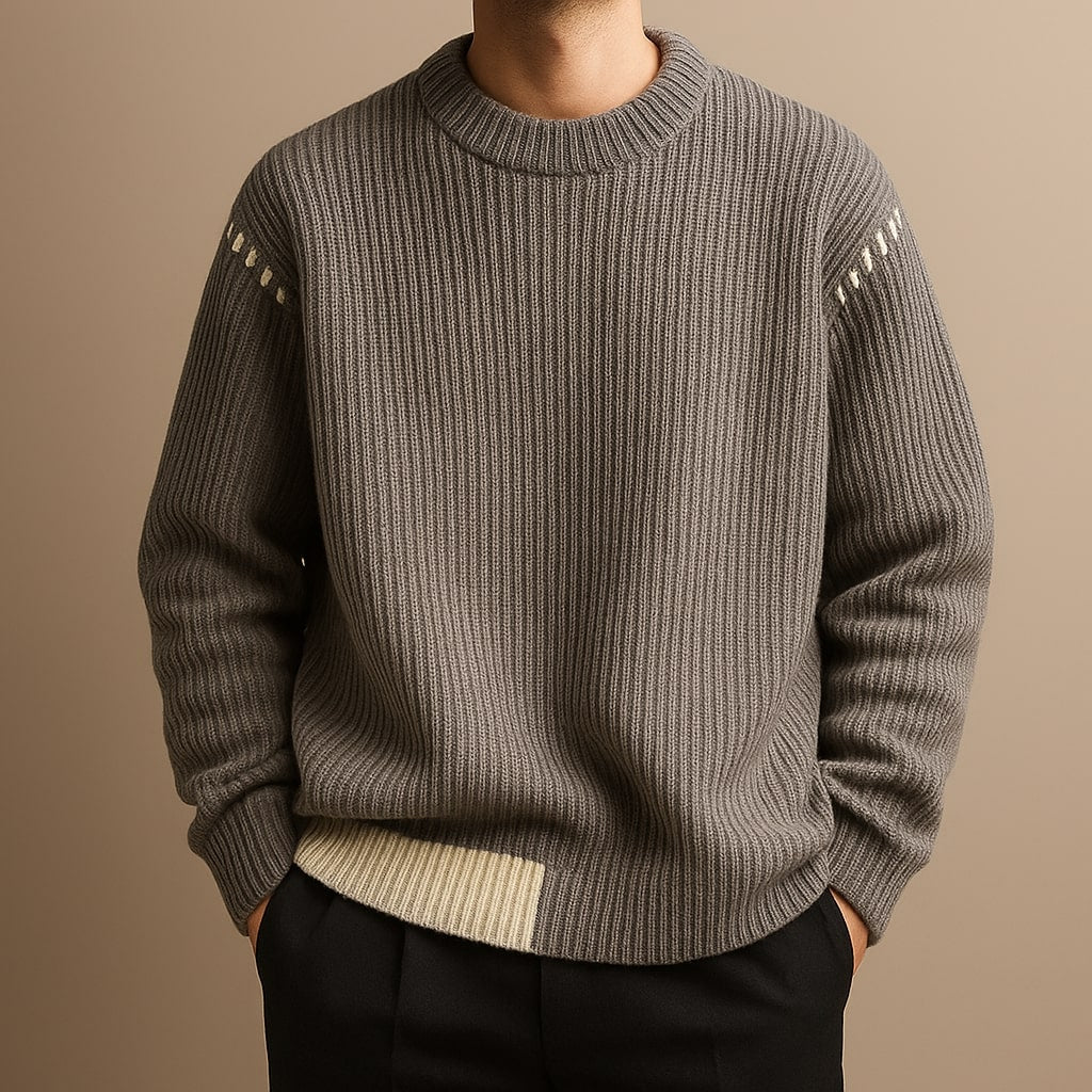 Enzo Rib Knit Sweater