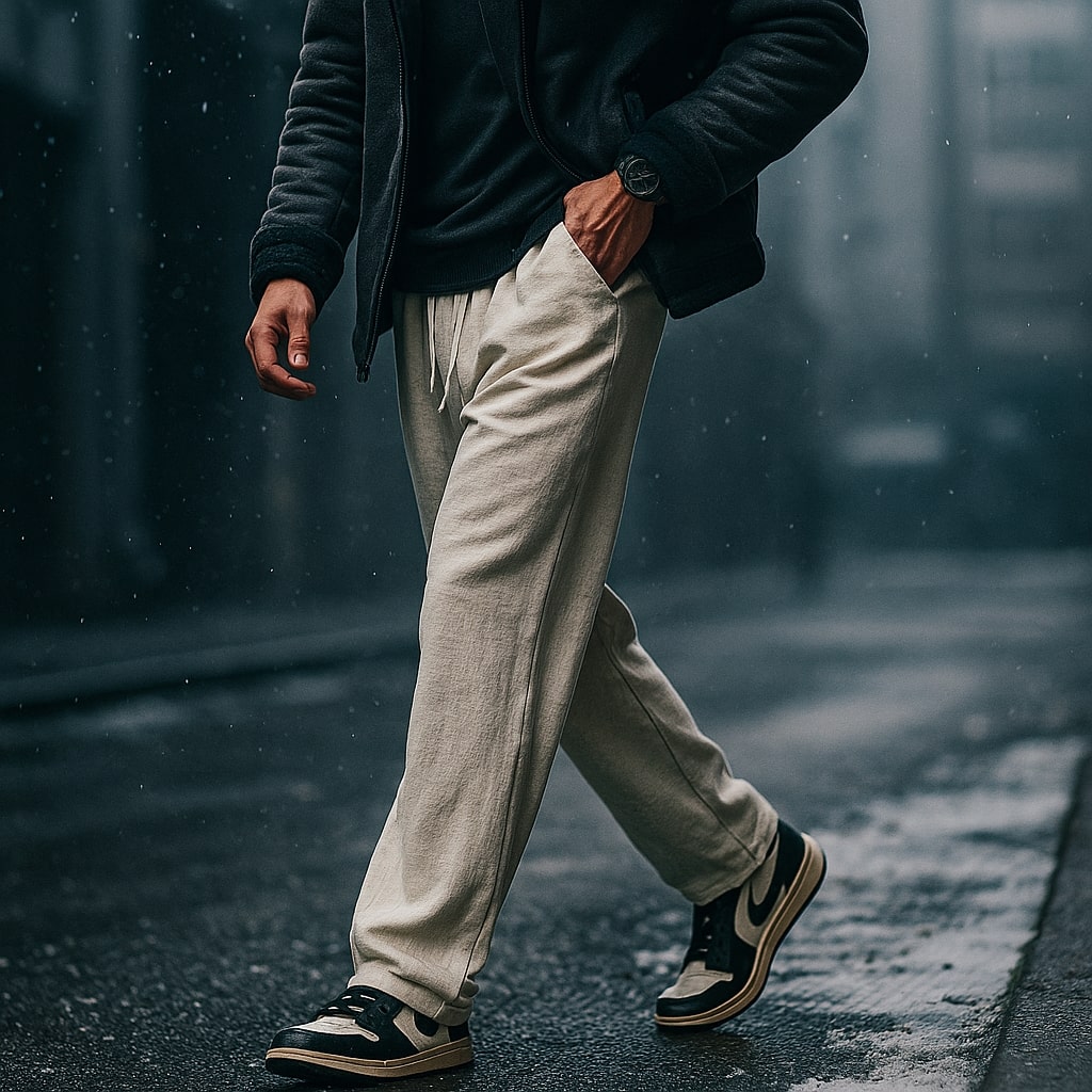 Nico Linen Drawstring Trousers