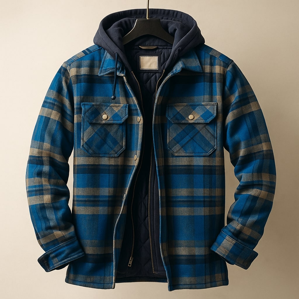 Elio Hooded Cotton Overshirt