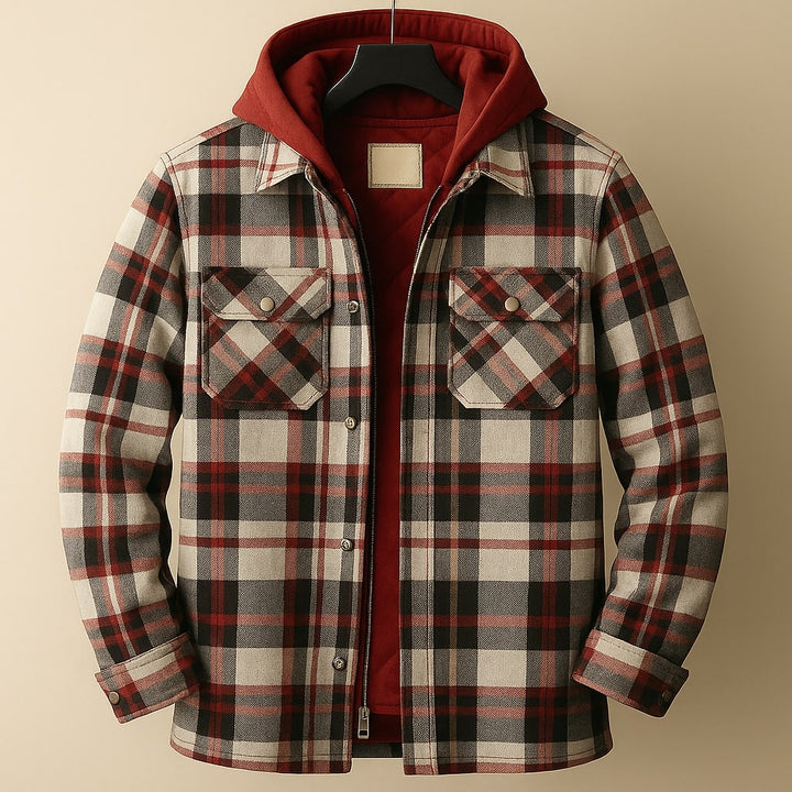 Elio Hooded Cotton Overshirt