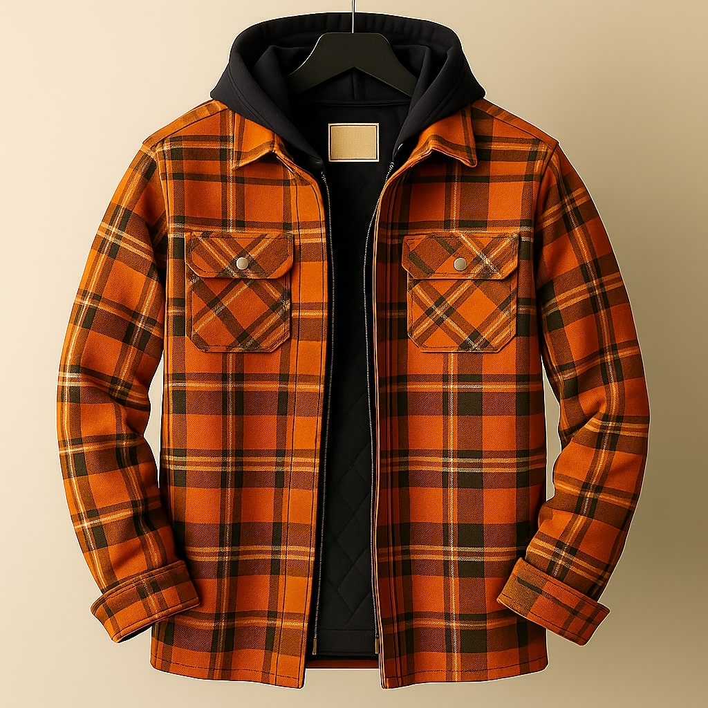 Elio Hooded Cotton Overshirt