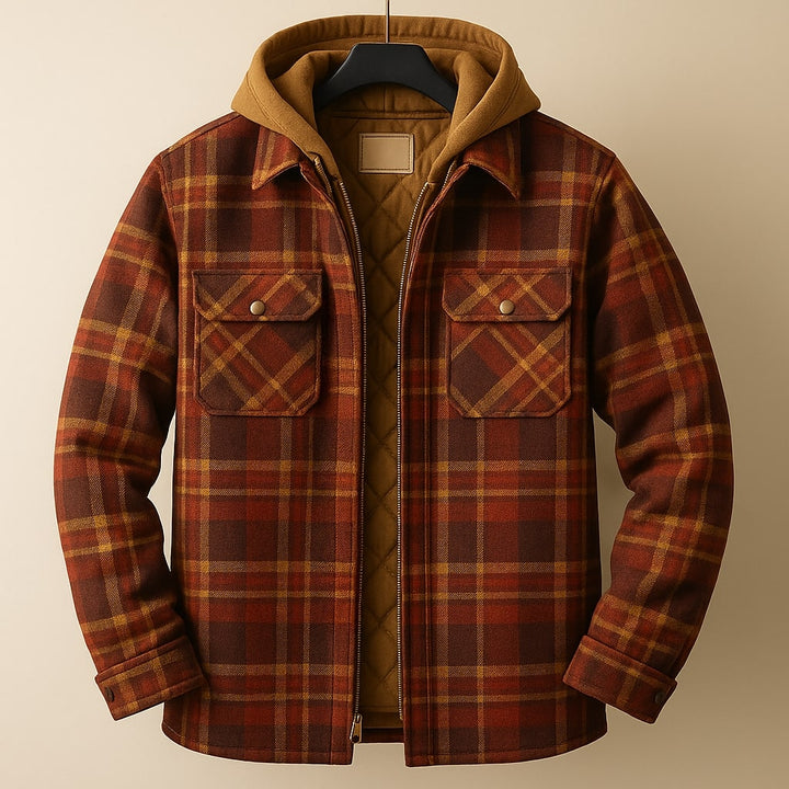 Elio Hooded Cotton Overshirt