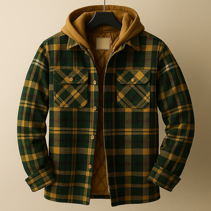 Elio Hooded Cotton Overshirt