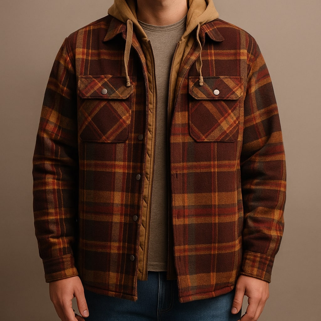Elio Hooded Cotton Overshirt