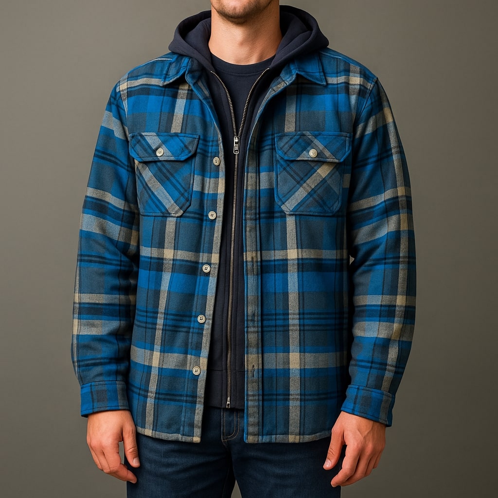 Elio Hooded Cotton Overshirt