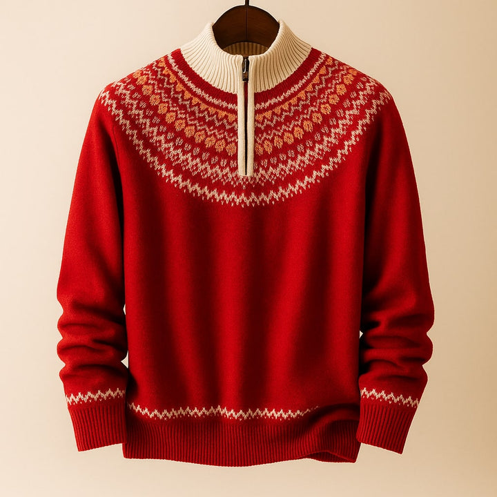 Sergio Wool Half-Zip Sweater