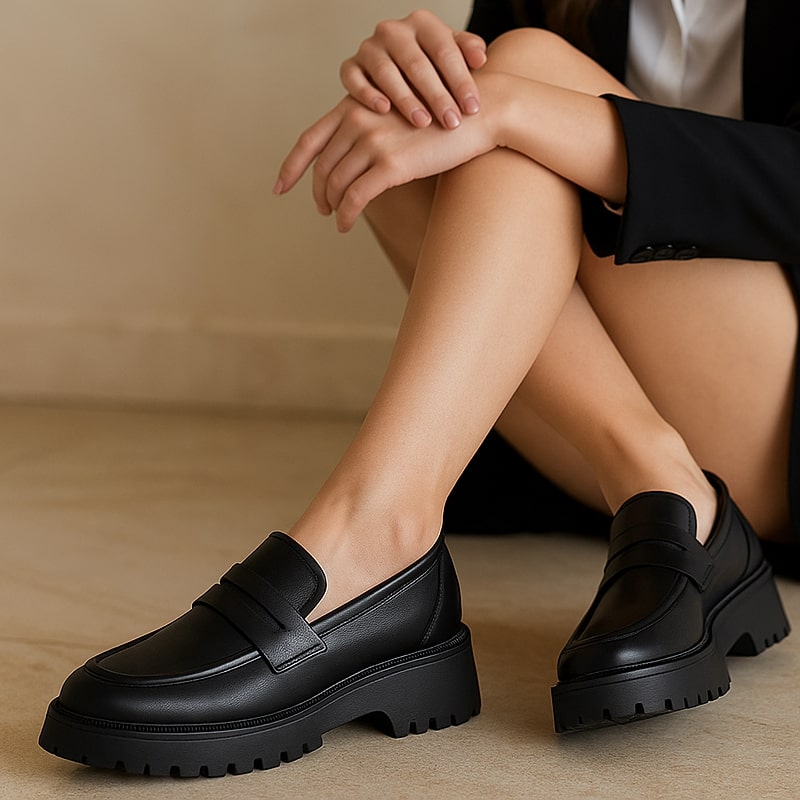 Nora Leather Loafers