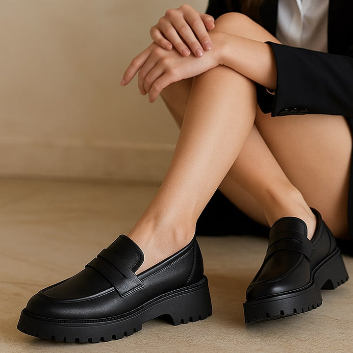 Nora Leather Loafers