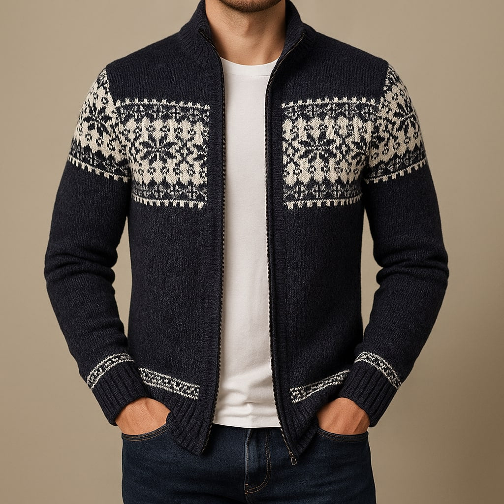 Hector Jacquard Knit Jacket
