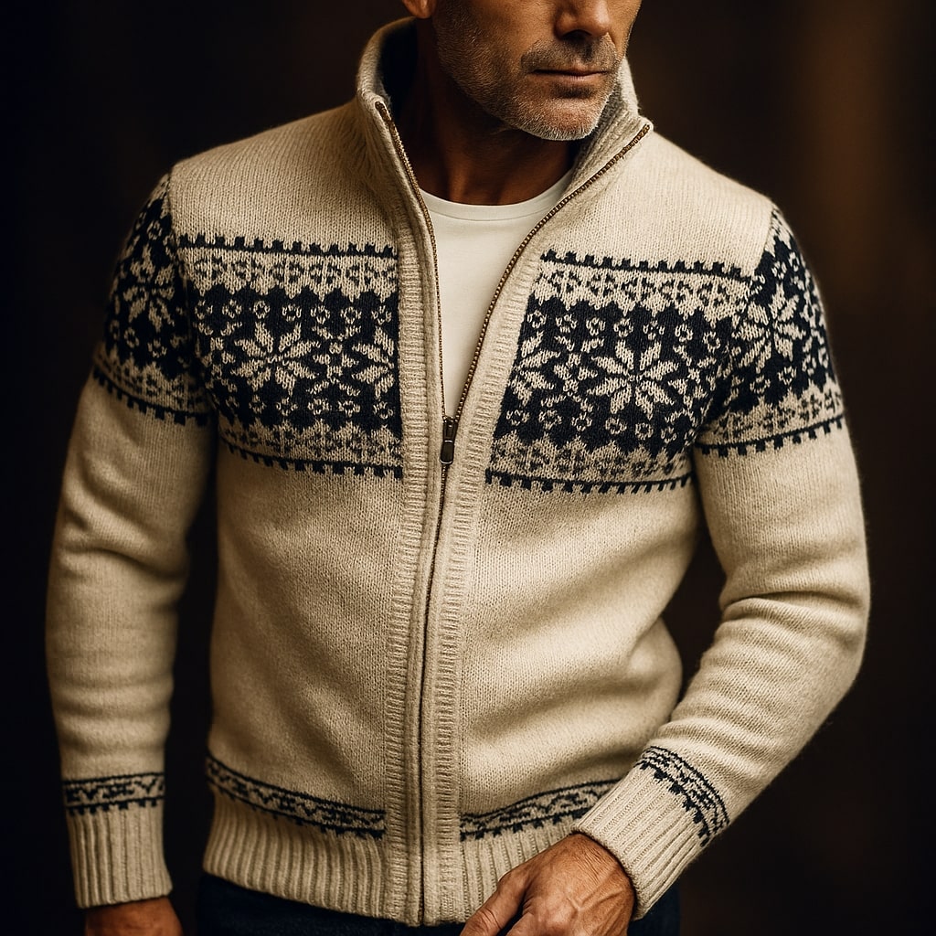 Hector Jacquard Knit Jacket