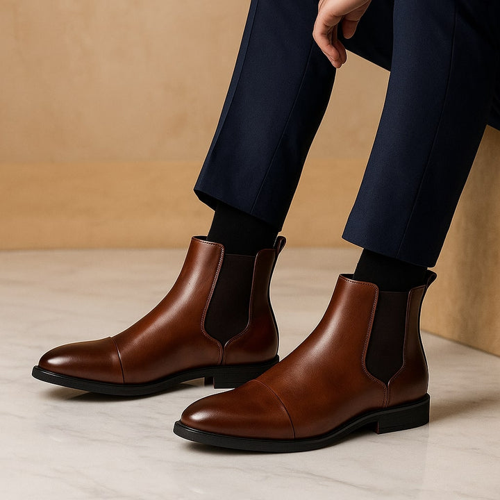Renzo Leather Chelsea Boot
