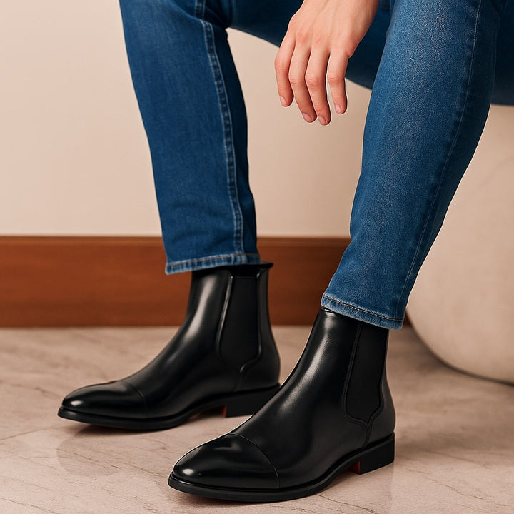 Renzo Leather Chelsea Boot