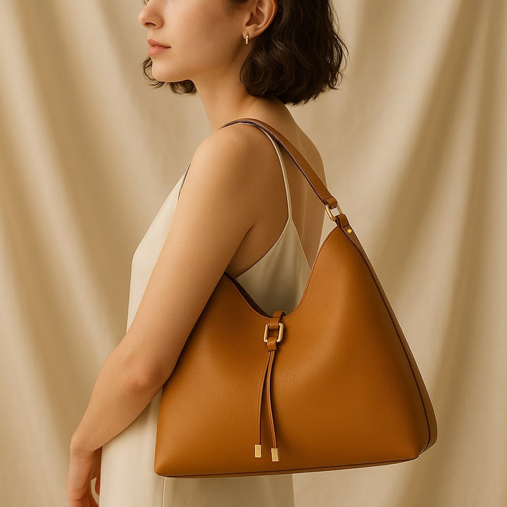 Celina Leather Shoulder Bag