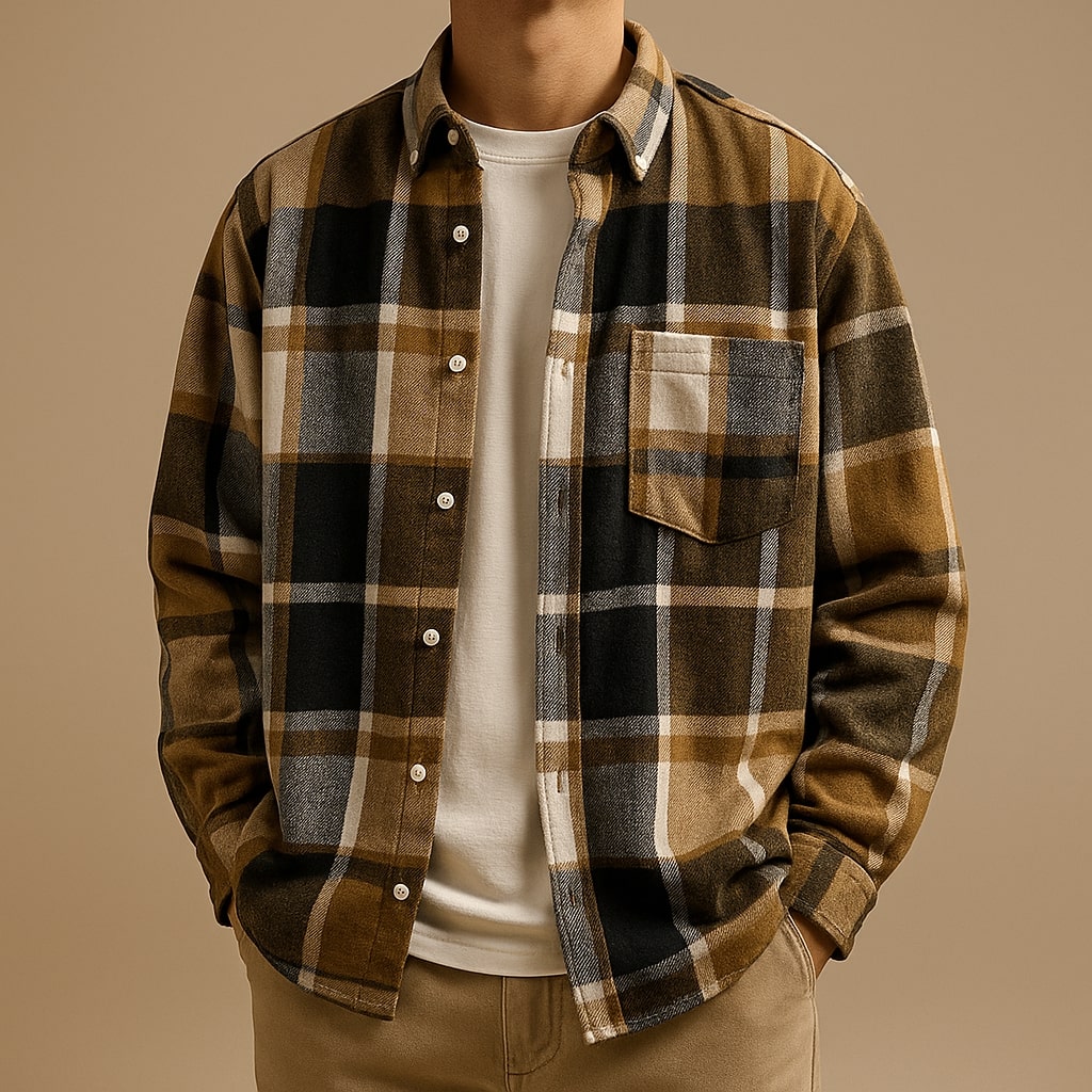 Sergio Cotton Flannel Shirt