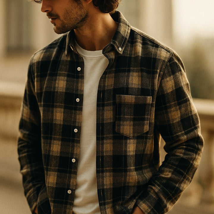 Sergio Cotton Flannel Shirt