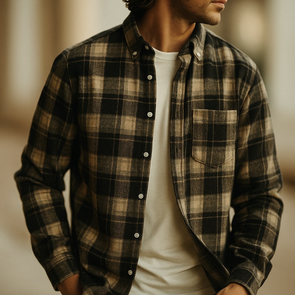Sergio Cotton Flannel Shirt