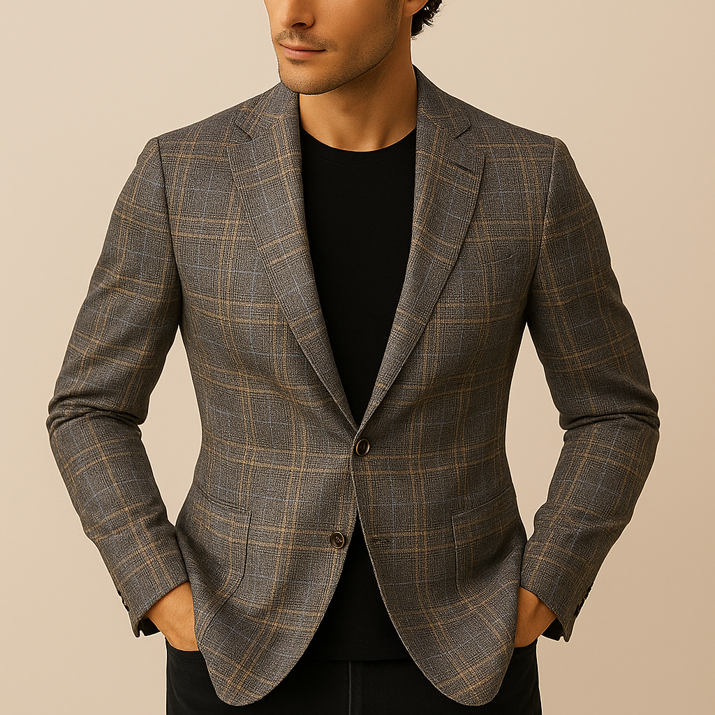 Dario Checked Blazer
