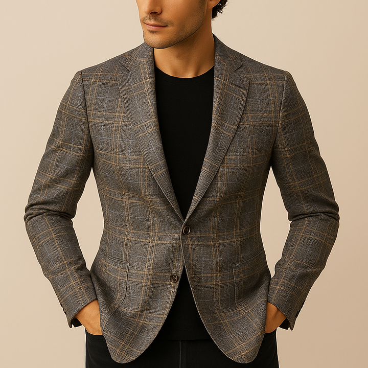 Dario Checked Blazer