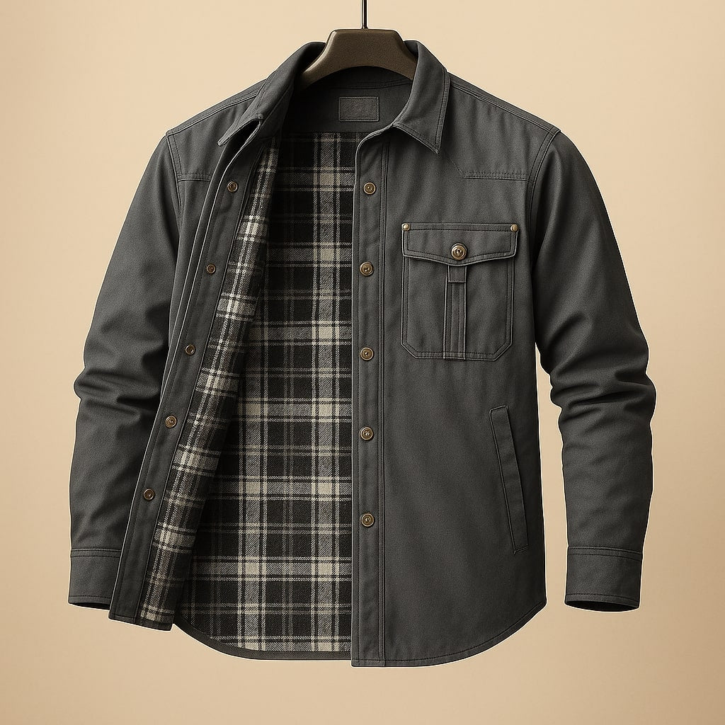 Dario Lined Workshirt Jacket
