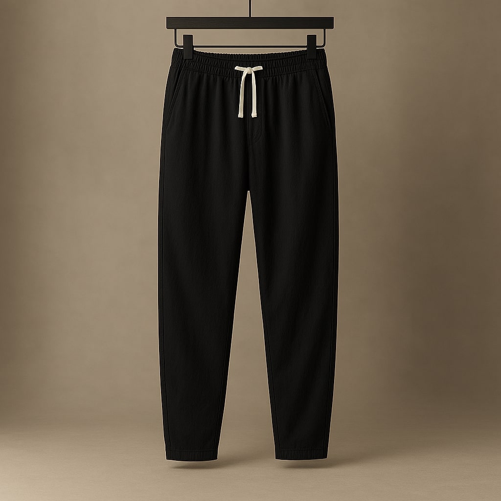 Elio Cotton Drawcord Pant