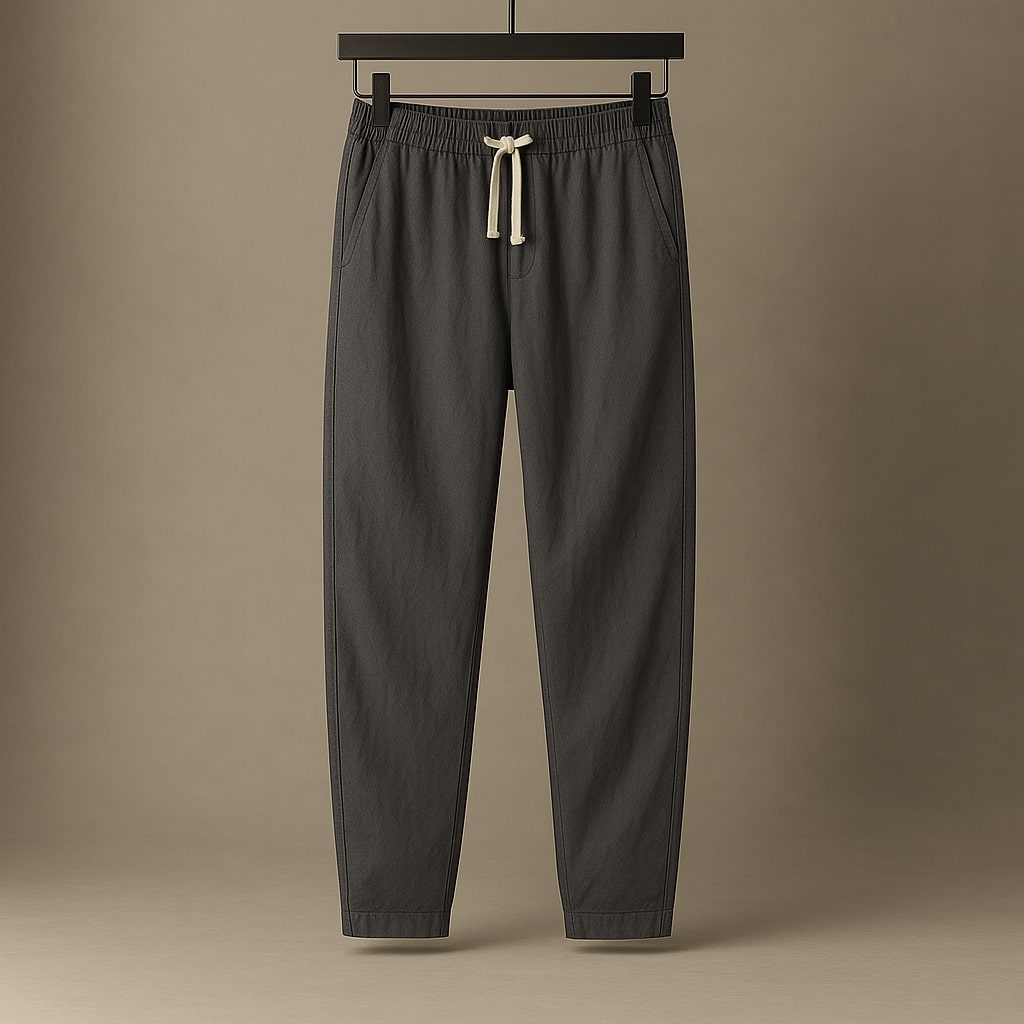 Elio Cotton Drawcord Pant