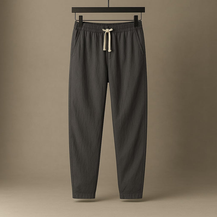 Elio Cotton Drawcord Pant