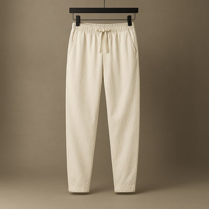 Elio Cotton Drawcord Pant