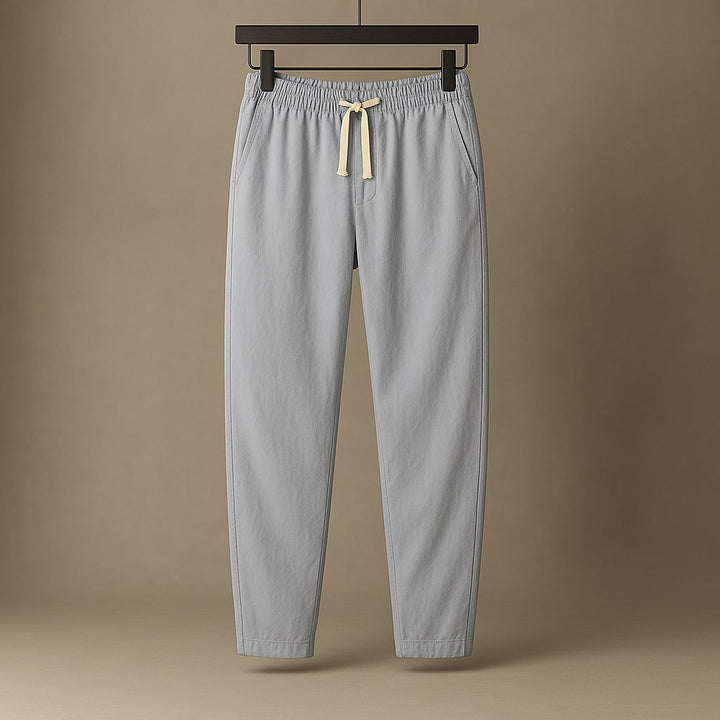 Elio Cotton Drawcord Pant