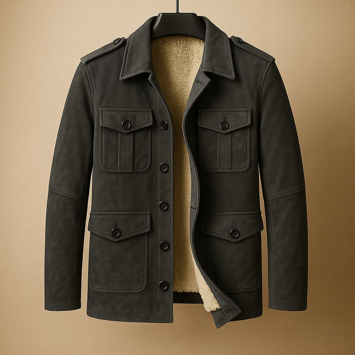 Giovanni Sueded Sherpa Field Jacket