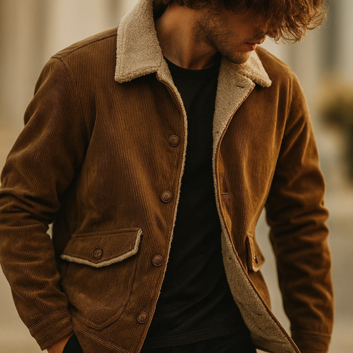 Carlo Corduroy Sherpa Jacket